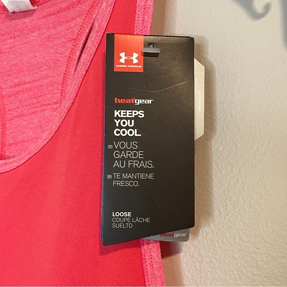 Adidas Women's Real Coral Crossback Tank Top Size L - Picture 5 of 7